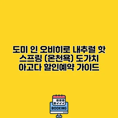 도미 인 오비히로 내추럴 핫 스프링 (온천욕) 도가치 아고다 할인예약 가이드