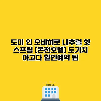 도미 인 오비히로 내추럴 핫 스프링 (온천호텔) 도가치 아고다 할인예약 팁