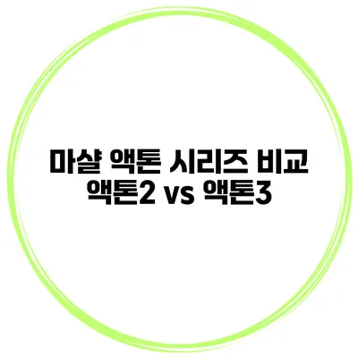 마샬 액톤 시리즈 비교 액톤2 vs 액톤3
