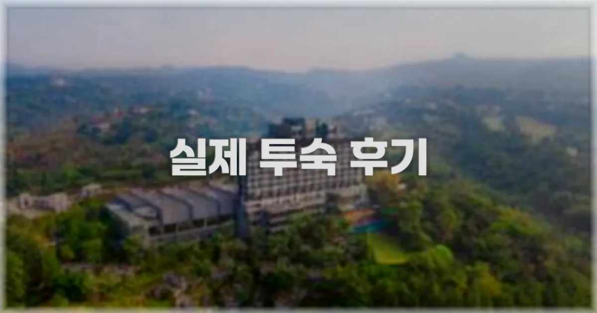 💬 실제 투숙 후기