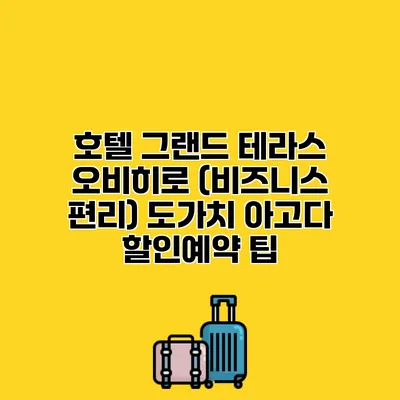 호텔 그랜드 테라스 오비히로 (비즈니스 편리) 도가치 아고다 할인예약 팁